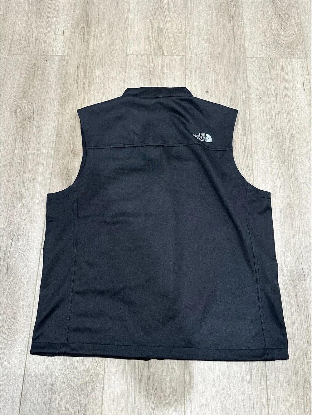 NWT North Face Mens Vest XL Black Ridgewall Soft Shell Fleece Lined Wind Wall